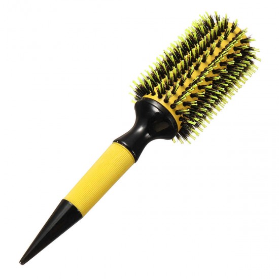 Pro Round Brush Curly Hair Roller Brush Nylon Bristle Hairbrush Comb Salon Tools Pro Round Brush Curly Hair Roller Brush Nylon Bristle Hairbrush Comb Salon Tools