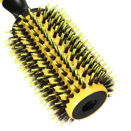 Pro Round Brush Curly Hair Roller Brush Nylon Bristle Hairbrush Comb Salon Tools Pro Round Brush Curly Hair Roller Brush Nylon Bristle Hairbrush Comb Salon Tools