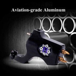 Professional Bishop Rotary Tattoo Motor Machine Hook Line Jack Aluminum