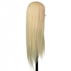 Professional Long Hairdressing Mannequin Training Practice Head Salon + Clamp