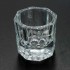 Professional Nail Art Crystal Glass Cup For Acrylic Liquid Powder
