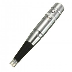 Professional Permanent Eyebrow Lips Tattoo Pen Makeup Machine Silver