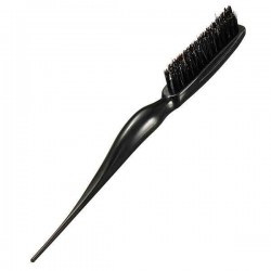 Professional Salon Black Hairdressing Teasing Tangle Hairbrush Comb