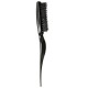 Professional Salon Black Hairdressing Teasing Tangle Hairbrush Comb