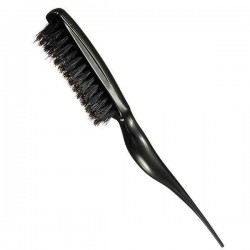 Professional Salon Black Hairdressing Teasing Tangle Hairbrush Comb