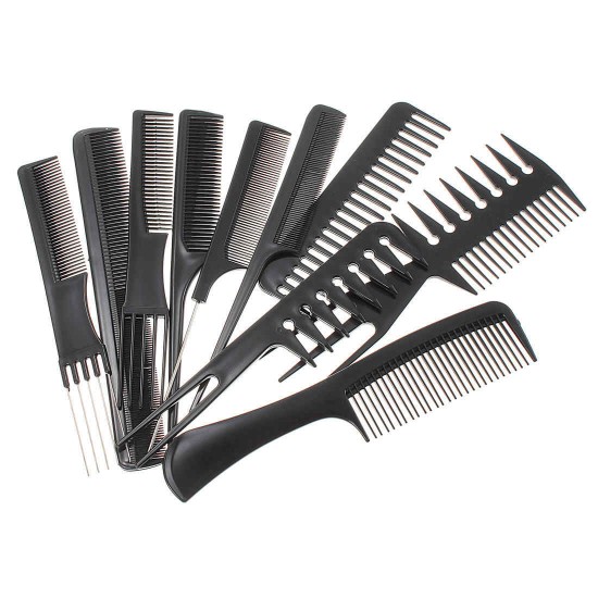 Professional Salon Hair Styling Hairdressing Plastic Combs
