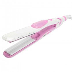 Professional Steam Vapor Ceramic Flat Iron Hair Straightener Styler Straight