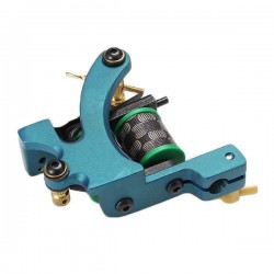Professional Tattoo Machine Kit Mini Power Supply 2 Aluminum Handles Set Body Art