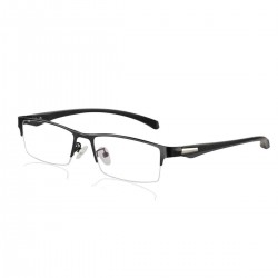 Progressive Multi Focus Photochromic Half Rimless Reading Glasses Sunglasses