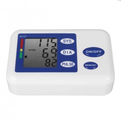 Protable Home LCD Electronic Digital Memory Arm Smart Blood Pressure Monitor&Heart Beat Meter