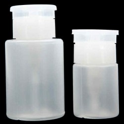 Pump Dispenser Nail Art Tip Cleaner Bottle Makeup Large