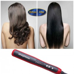 Quick Heated Multifunctional Beard Straightener Brush Hair Comb Curling Show Cap Hair Comb