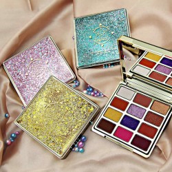Quicksand Shimmer Eye Shadow Palette 12 Colors Dream Shimmer Eyeshadow Palette Eye Makeup