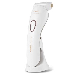 RIWA RF-770A 3 in 1 Waterproof Electric Hair Removal Full Body Epilator Cordless with Built-in LED Light S-Shaped Handle for Women