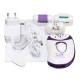 Rechargeable 4 in 1 Electric Foot Callus Remover Epilator Underarms Tweezer Shaver Hair Removal
