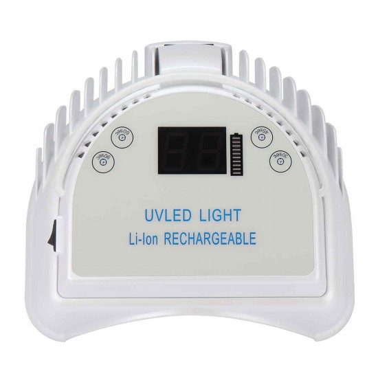 Rechargeable Pro 64W UV LED Gel Nail Light Art Polish Dryer Manicure Lamp Timer