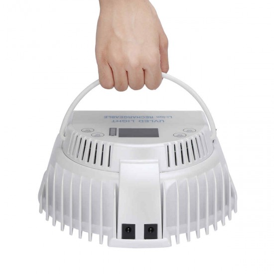 Rechargeable Pro 64W UV LED Gel Nail Light Art Polish Dryer Manicure Lamp Timer