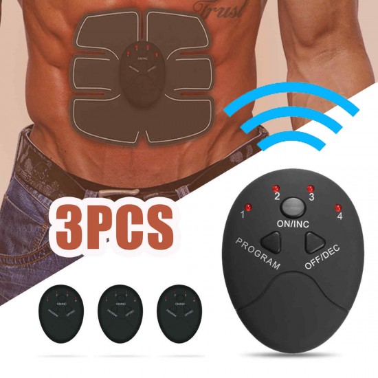 Rechargeable Smart Abs Stimulator Fitness Gear Abdominal Muscle Trainer Toning