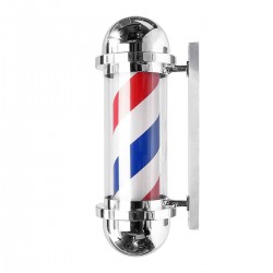 Red Blue LED Barber Shop Sign Hair Salon Wall Hanging Light Lamp 220V