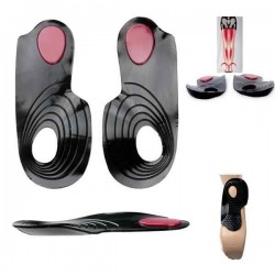 Relif Pain O Leg Orthotic Insoles Shoe Insert Flatfoot Splayfoot Corrector