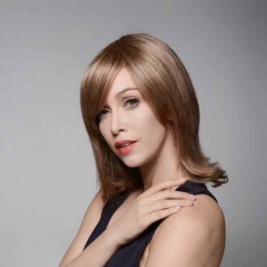 Remy Mono Human Hair Blonde Medium Wig Side Bang Curly Wave Virgin Top Capless 8 Colors 40cm Remy Mono Human Hair Blonde Medium Wig Side Bang Curly Wave Virgin Top Capless 8 Colors 40cm