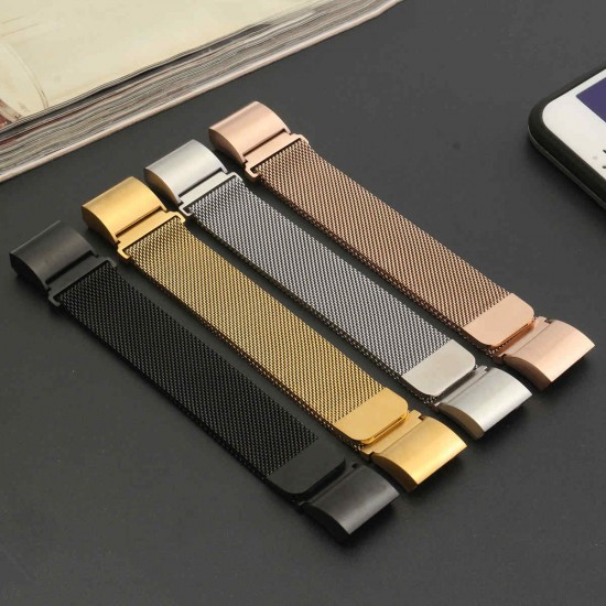 Replacement Magnetic Metal Wristband Strap For Fitbit Charge 2 Heart Rate Tracker Monitor Replacement Magnetic Metal Wristband Strap For Fitbit Charge 2 Heart Rate Tracker Monitor