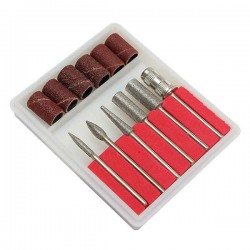 Replacement Sanding Bands Nail Drill Bits Manicure Tool Set