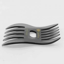 Retro Men's Head Comb Big Back Shape Comb Wide Tooth Head Insert Comb Fork Hair Scissors Tool