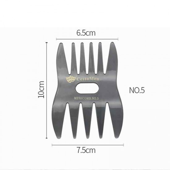 Retro Men's Head Comb Big Back Shape Comb Wide Tooth Head Insert Comb Fork Hair Scissors Tool Retro Men's Head Comb Big Back Shape Comb Wide Tooth Head Insert Comb Fork Hair Scissors Tool