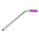 Reusable 5pcs Stainless Steel Colorful Curved Straw Brush Reusable Tools Reusable 5pcs Stainless Steel Colorful Curved Straw Brush Reusable Tools