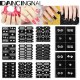 Reusable Hollow Stamping Nail Art Template Stencil Sticker Decoration Reusable Hollow Stamping Nail Art Template Stencil Sticker Decoration