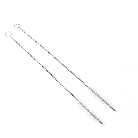Reusable Silicone Tips Cover Stainless Steel Straight Straw Cruved Drink Straws Spoon with Cleaning Brushes Reusable Silicone Tips Cover Stainless Steel Straight Straw Cruved Drink Straws Spoon with Cleaning Brushes