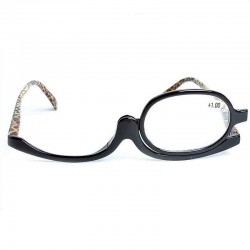 Rotating Makeup Glasses Magnifying Glasses Cosmetic Folding Eyeglasses Tools Kit
