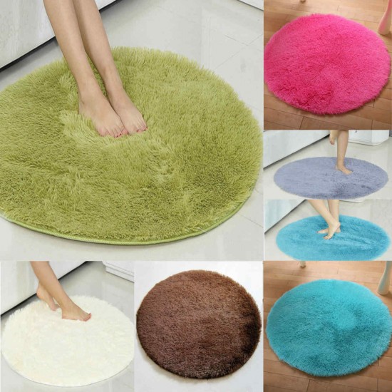 Round Fluffy Rugs Anti-Skid Shaggy Area Room Home Bedroom Carpet Floor Yoga Mats Round Fluffy Rugs Anti-Skid Shaggy Area Room Home Bedroom Carpet Floor Yoga Mats