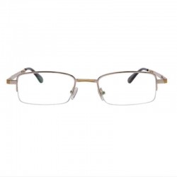 SHUAIDI Anti-fatigue Folding Half Frame Double-color Electroplated Metal Presbyopic Reading Glasses