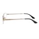 SHUAIDI Anti-fatigue Folding Half Frame Double-color Electroplated Metal Presbyopic Reading Glasses