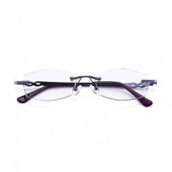 SHUAIDI® Diamond Trim High-end Reading Glasses Fashion Ladies Purple Frameless 118