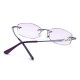 SHUAIDI® Diamond Trim High-end Reading Glasses Fashion Ladies Purple Frameless 118