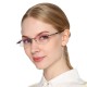 SHUAIDI® Diamond Trim High-end Reading Glasses Fashion Ladies Purple Frameless 118