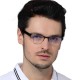SHUAIDI® Half-frame Anti-blue Light Blue-ray PC Lightweight Presbyopic Reading Glasses 8018