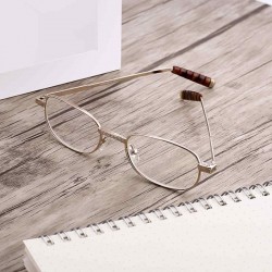 SHUAIDI® Hand-carved Mini Portable Reading Glasses Metal Full Frame Resin Presbyopic Glasses 8806