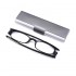 SHUAIDI® TR90 Black Frame Reading Glasses Super Light Folding Anti-Fatigue Presbyopic Glasses 108