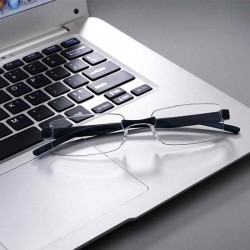 SHUAIDI® Ultra-light Integrated Reading Glasses Frameless Neutral Super Anti-blue-ray 8016