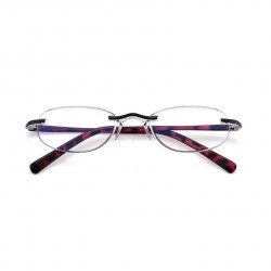 SHUAIDI® Women's Lightweight Anti-fatigue Anti-blu-ray Integrated Frameless Reading Glasses 8015