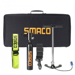 SMACO 500ML Diving Scuba Cylinder Oxygen Respirator Air Tank Pump Underwater Breath Tools