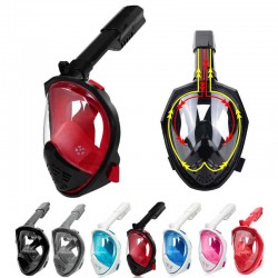 S/M/L/XL Foldable Anti Fog Fully Dry Diving Mask Portable Adjustable Snorkeling Mask with Removable Waterproof Earplugs