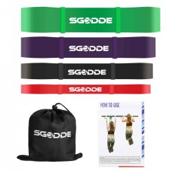 SOGDDE Resistance Bands 4 Levels Fitness Gym Expander Strength Training Elastic Workout Rubber Loop