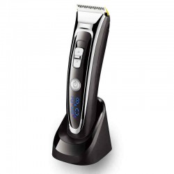 SURKER Rechargeable Hair Clipper Trimmer Beard Shaver Cordless Washable LED Display Ceramic Blade