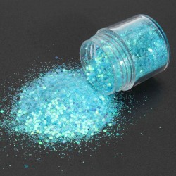 Sea Blue Glitter Powder Shining Iridescent Mixed Mermaid Luster Decoration Dust Eye Shadow