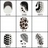 Self Adhesive Punk Crystal Nail Art Armour Foil Decals Stickers
